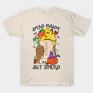 Dead Inside But Spiged - Halloween T-Shirt